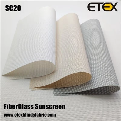 SC20 5% Vải mành chống nắng PVC sợi thủy tinh Giá xuất xưởng